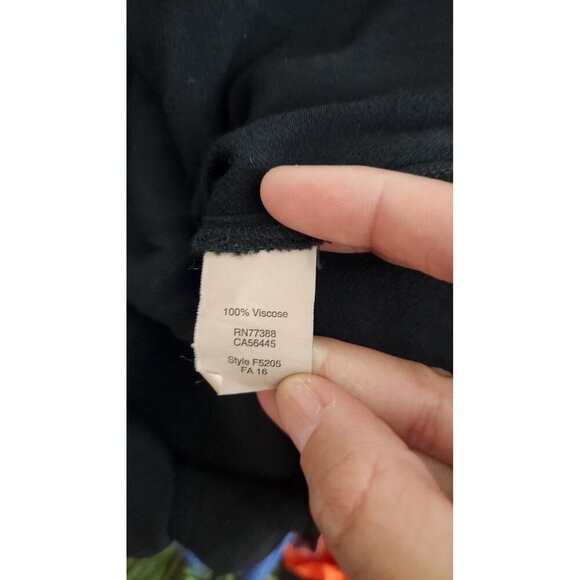 Madewell Tank Top Womens Medium Black Sleeveless Blouse Shirt Viscose FA16 - Picture 7 of 7